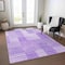 Homeroots 5' X 8' Lavender And Purple Striped Washable Indoor Outdoor Area Rug 581654 - alternate 6