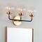Jonathan Y Caleb 22" 3-Light Contemporary Transitional Iron/Glass LED Vanity Light, Brass Gold/Black JYL9011A - alternate 4
