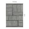 World Rug Gallery Contemporary Stripe Weather Resistant Reversible Indoor/Outdoor Rug 7 ft 10 in x 10 ft Black WR113BLACK8X10 - alternate 4