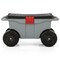 Pure Garden Rolling Garden Cart w/ Seat Plastic Storage w/ Bench & Interior Tool Tray Gardening Stool 50-LG1493 - alternate 6