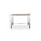 Homeroots 55" Wood Brown And Silver Solid Wood And Stainless Steel Dining Table 372053 - alternate 5