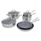 Henckels Clad H3 10-pc Stainless Steel Ceramic Nonstick Cookware Set 1023637 - alternate 1