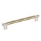 Amerock Esquire 8 in 203 mm Center-to-Center Polished Nickel / Golden Champagne Cabinet Pull BP36562PNBBZ - alternate 1