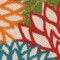 Homeroots 6' Orange Red Green And Blue Floral Indoor Outdoor Runner Rug 546656 - alternate 3