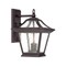 Homeroots XL Antique Bronze Birdhouse Shape Outdoor Wall Light 398367 - alternate 1