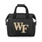 Picnic Time Family Of Brands NCAA Wake Forest Demon Deacons On The Go Lunch Bag Cooler - Soft Cooler Lunch Box, Black 510-00-179-614-0 - alternate 1