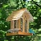 Perky-Pet Wild Bird 3.5 lb Wood Mountain Chapel Bird Feeder 1 ports 50172 - alternate 2