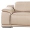 Homeroots 134" Beige Top Grain Leather Reclining USB Sofa And Storage 643702 - alternate 3
