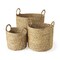 Homeroots Set of Three Brown Wicker Basket, 3PK 392168 - alternate 1