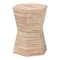 Bali & Pari Idana Bohemian Woven Grasscloth Hourglass End Table 255-14045-ZORO - alternate 1