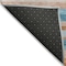Homeroots 5' X 8' Orange Teal Blue And Salmon Striped Washable Indoor Outdoor Area Rug 613309 - alternate 5