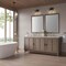 James Martin Vanities Portland 72" Double Vanity, Whitewashed Walnut, w/ 3 CM Siberian Silestone Top 620-V72-WW-3SFR - alternate 4
