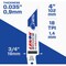 Lenox Reciprocating Saw Blade, Metalwolf Wave Edge, 4 in, 18 TPI, Medium Metal 20552418R - alternate 2