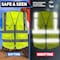 Neiko High Visibility Safety Vest ANSI Class 2, 9 Pockets, Neon Yellow, 3X-Large (3XL) 54064A - alternate 3