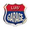 Signmission Luis's Garage, 4 inch X 4 inch, Vinyl Decal, 2PK SHI-D-2PACK-4-383-LUIS - alternate 1