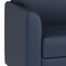 Flash Furniture HERCULES Diplomat Navy LeatherSoft Sofa with Clean Line-Stitched Frame and Chrome Legs BT-827-3-NVY-CHR-GG - alternate 4