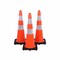 Traffic Kontrol 36in Traffic Safety Cone - 10 Lbs - 6in + 4in Reflective Collars - Orange - 3PK TKTC-36-10-OR-2C-3 - alternate 1