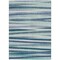 Homeroots 8' X 10' Teal Blue Gray And Ivory Striped Washable Indoor Outdoor Area Rug 597364 - alternate 4