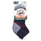 Railroad Sock Mens Outdoor Quarter Socks, Wool/Nylon/Spandex, Grey/Red, 6-12 M, 2 PK OD211QUR - alternate 1