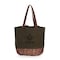 Picnic Time Family Of Brands NFL New Orleans Saints - Coronado Canvas and Willow Basket Tote 203-00-140-204-2 - alternate 2