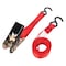 Performance Tool 2 pk. 1 in. X 15 ft. Tie Down Straps, Ratchet Tie Down Straps, Red, 2PK W1824 - alternate 1