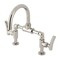 Kingston Brass Bridge Bathroom Faucet with Brass Pop-Up, Polished Nickel KS2176TKL - alternate 1