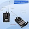Pyle Pyle Dual UHF Microphone System - Wireless Cordless Set, 2 Handheld & Lavalier Mics, Receiver PDWMU211 - alternate 3