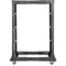 Rocstor SOLIDRACK 25U OPEN FRAME RACK 4-POST ADJUSTABLE DEPTH RACK -BLACK Y10E009-B1 - alternate 4