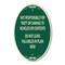 Signmission Not Responsible for Theft or Damage to Vehicl, 12 In X 18 In Architectural, Heavy Gauge Aluminum A-OV-G-1218-23542 - alternate 1