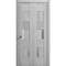 Vdomdoors Sliding Closet Bi-fold Doors Grey Solid Core Modern Interior SETE6933BF-OAK-56 x 96 (2* 28x96) - alternate 1