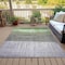 Homeroots 8' X 10' Fern Green And Gray Abstract Washable Indoor Outdoor Area Rug 632050 - alternate 4