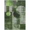 Homeroots 10' X 14' Fern Green And Gray Geometric Washable Indoor Outdoor Area Rug 604323 - alternate 3