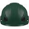 Ironwear Raptor Type II Class E Non-Vented Safety Helmet Dark Green 3975-DG - alternate 2