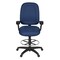 Regency Comfort Series High-Back Multifunctional Fabric Computer Task Chair - Navy Blue 125-DK-NV - alternate 2