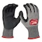 Milwaukee Tool Cut-Resistant Dipped Gloves, Cut Level A5 , Nitrile , Rough , Large 1 PR 48-73-7152 - alternate 1