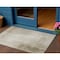 Homeroots 3' X 5' Khaki Geometric Washable Indoor Outdoor Area Rug 608094 - alternate 1