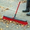 Libman Push Broom, 24 in Sweep Face, 3 in L Trim, PET Polymer Bristle, 64 in L, Steel Handle 805 - alternate 2