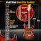 Pyle Electric Guitar Kit with Amp, Full Size Instrument with Humbucker Pickups, Guitarra Electrica PEGKT99RD - alternate 3