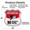 Signmission Video Surveillance Shield Sign Property, 18 Inch X 18 Inch, Plastic Sign SHI-P-18-472 - alternate 3