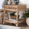 Bali & Pari Oxford Braided Natural Rattan End Table 259-14172-ZORO - alternate 5