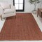 Jonathan Y Pata Hand Woven Chunky Jute Terracotta 3 ft. x 5 ft. Area Rug NRF102F-3 - alternate 1