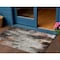 Homeroots 3' X 5' Gray Rust And Ivory Abstract Washable Indoor Outdoor Area Rug 615860 - alternate 1