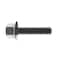 Zoro Select Not Graded, 1/4"-20 Serrated Flange Bolt, Plain Stainless Steel, 1 in L, 100 PK 32-SFH-25C-100 - alternate 3