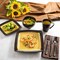 Gibson Elite Ocean Paradise 16 Piece Soft Square Stoneware Dinnerware Set in Amber 101783.16RM - alternate 4