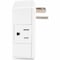Cyberpower CyberPower Home Office 0 ft. L 2 outlets Wall Tap White 1500 J HT200W - alternate 5