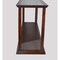 Homeroots 10in Dark Brown And Clear Glass Standard Display Stand 364373 - alternate 4