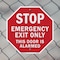 Signmission Exit Sign, Aluminum Metal Signs, 10 in W, 10 in H OC-A-5Pack-10-301 - alternate 4