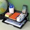 Acrimet Facility 2 Tier Letter Tray Side Load Letter Size A4 Desktop File Organizer Plastic Black 253.4 - alternate 3