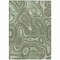 Homeroots 5' X 8' Artichoke Green And Ivory Geometric Washable Indoor Outdoor Area Rug 631360 - alternate 4