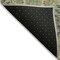 Homeroots 8' Artichoke Green Gray And Tan Round Damask Washable Indoor Outdoor Area Rug 603301 - alternate 4